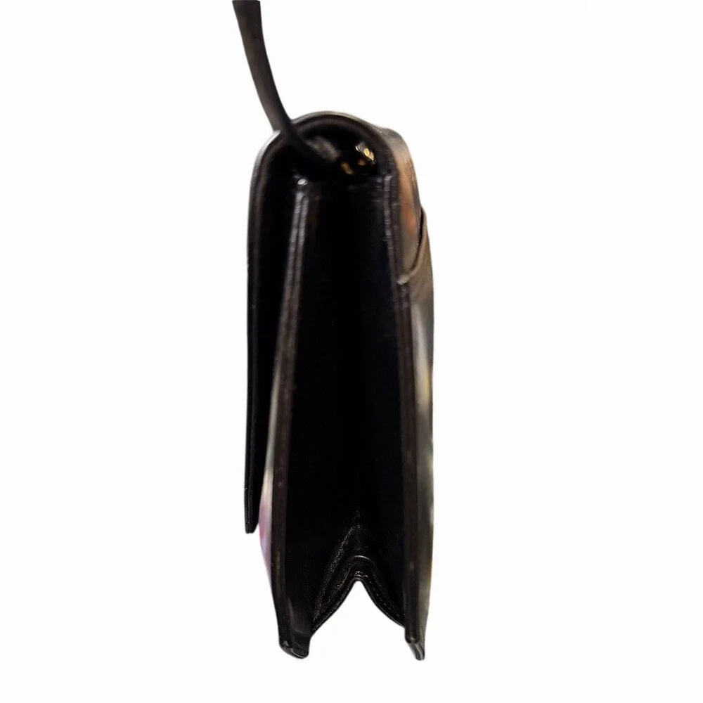 Jay Herbert Vintage Black Crossbody Shoulder Bag Envelope Flap